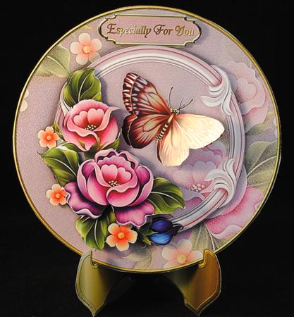 Floral Enchantment - Plate Card Mini-kit by Yvonne Middleton