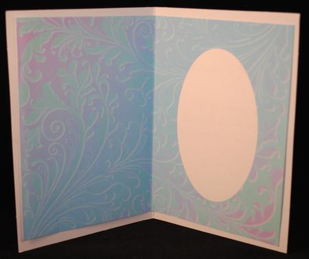 Swirly Gradient Orchid Blue Insert by Yvonne Middleton