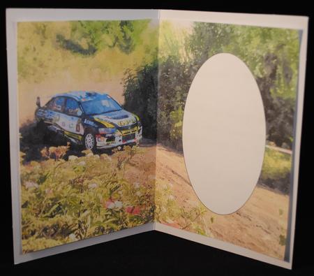 Rally Circuit Watercolour Insert 1 by Yvonne Middleton