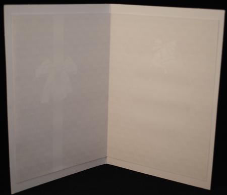 Wedding Insert Portrait in Silver by Yvonne Middleton