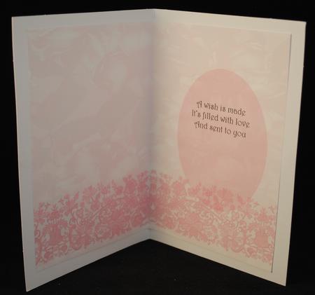 Pink Lace with Love Insert by Yvonne Middleton