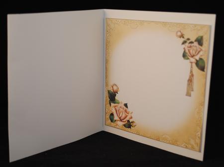 8x8 Golden Wedding Mini Kit Insert Plate by Yvonne Middleton