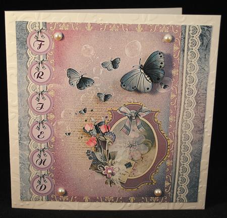Simply Friend Tag and Butterfly Card Topper by Yvonne Middleton