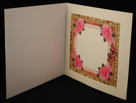 Valentine/ Anniversary/ Wedding Large Blank Insert by Yvonne Middleton