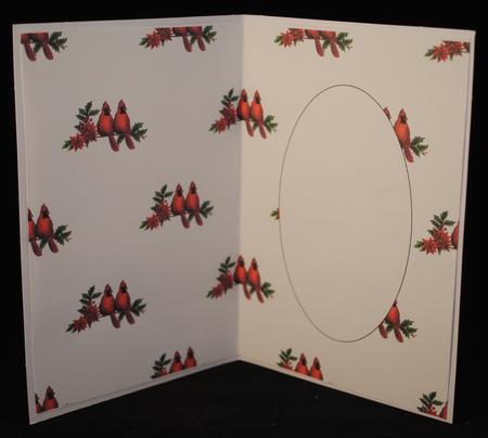 Christmas Cardinals Insert by Yvonne Middleton