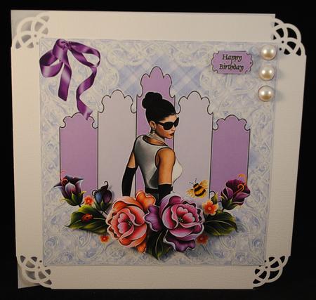 Lace and Flowers by Yvonne Middleton