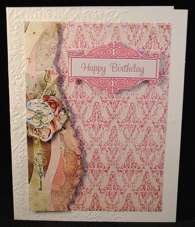 Shabby Chic Roses - Floral Background 1 by Yvonne Middleton