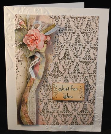 Shabby Chic Roses - Floral Background 2 by Yvonne Middleton