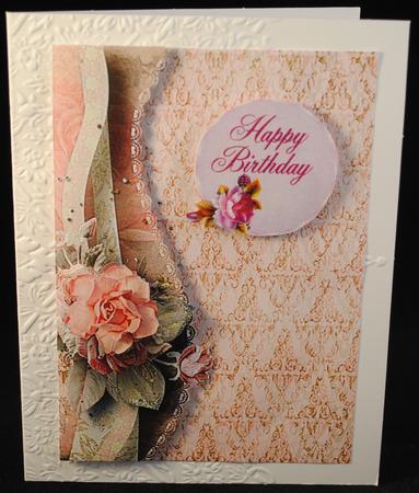 Shabby Chic Roses - Floral Background 3 by Yvonne Middleton