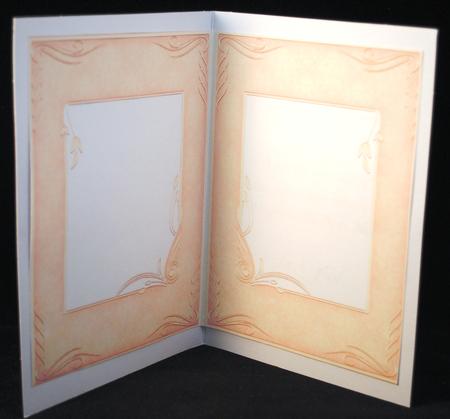 A5 Art Deco Incert ( Peach ) by Yvonne Middleton