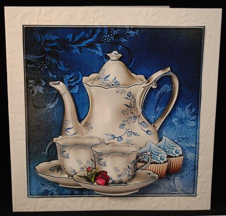 Blue Tea Time by Yvonne Middleton