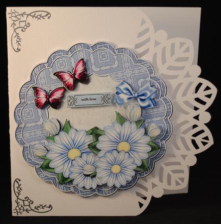 Lace Topper & Flowers by Yvonne Middleton
