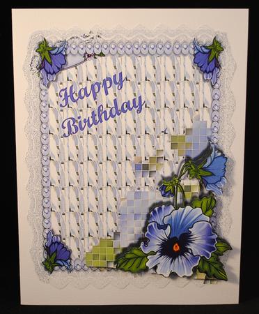 Pansy Pearl Topper by Yvonne Middleton