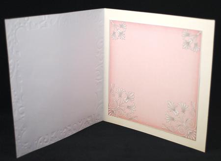 Dpink 7in Ornate Lace Tag Matching Insert Panel by Yvonne Middleton