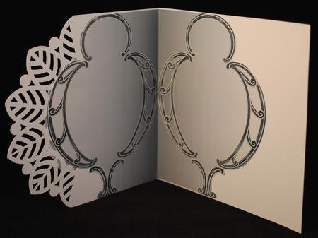 Rich Elegance - Art Deco Frame Shaped Insert by Yvonne Middleton