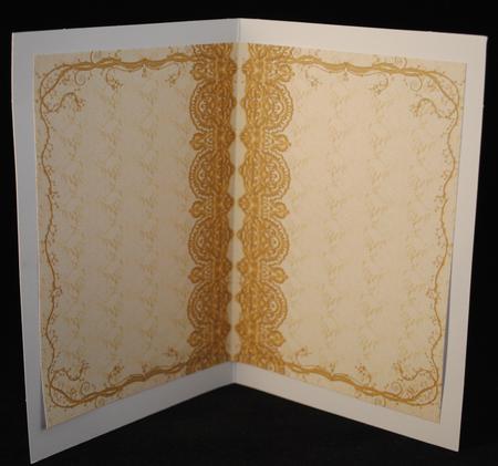 Golden Gown Ensemble Insert by Yvonne Middleton