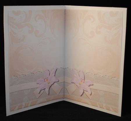 Insert Lace Shoes & White Lilies by Yvonne Middleton