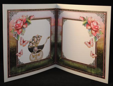 Baby Pink Heather Fields Insert by Yvonne Middleton