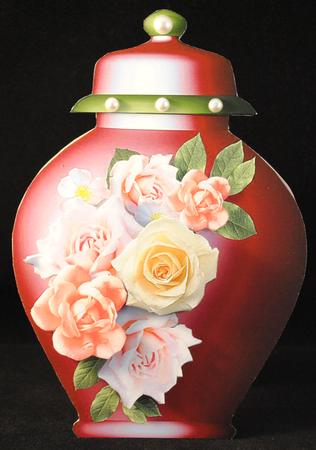 Porcelain Pots Card Mini Kit - Pretty Posy by Yvonne Middleton
