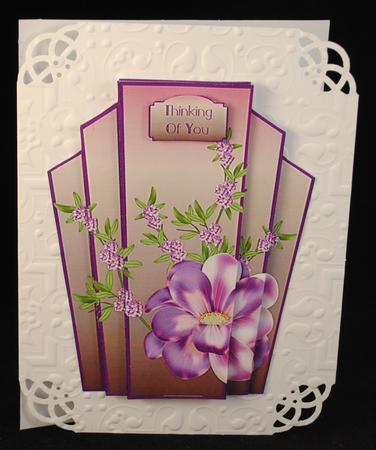 Floral Art Deco Topper 2 by Yvonne Middleton