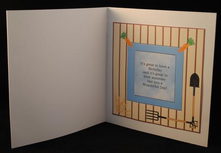Gardening Boy Insert by Yvonne Middleton