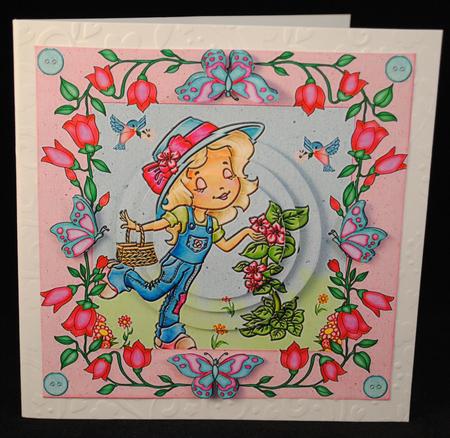 Smell the Flowers Girl by Yvonne Middleton