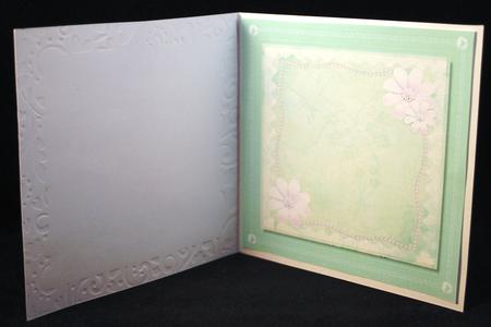 Lovely Green Flower Incert by Yvonne Middleton