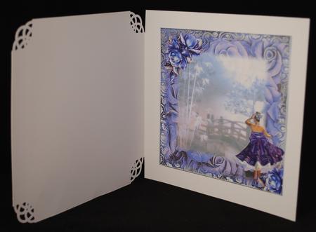 Inset to Purple Rose Dress by Yvonne Middleton