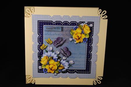 Scallop Topper & Gorgeous Flowers by Yvonne Middleton