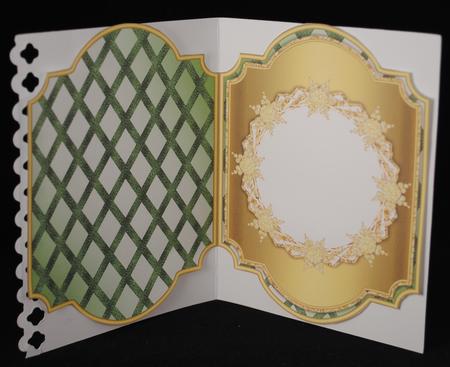 Christmas Snowflakes Shaped Blank Insert 1 by Yvonne Middleton