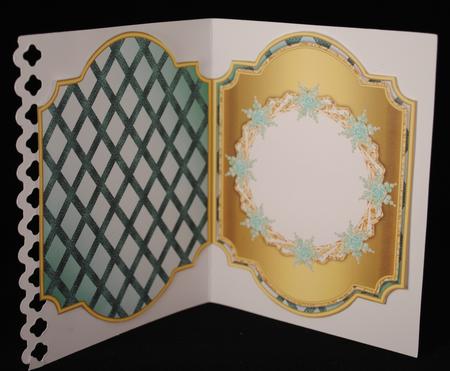 Christmas Snowflakes Shaped Blank Insert 2 by Yvonne Middleton