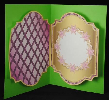 Christmas Snowflakes Shaped Blank Insert 3 by Yvonne Middleton