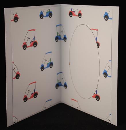 Golf Cart Insert by Yvonne Middleton