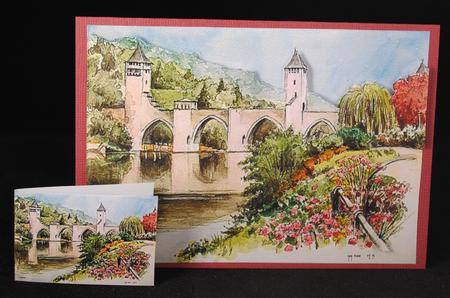 The Bridge Background by Yvonne Middleton