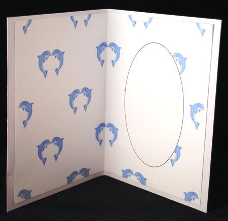 Kissing Dolphins Insert by Yvonne Middleton