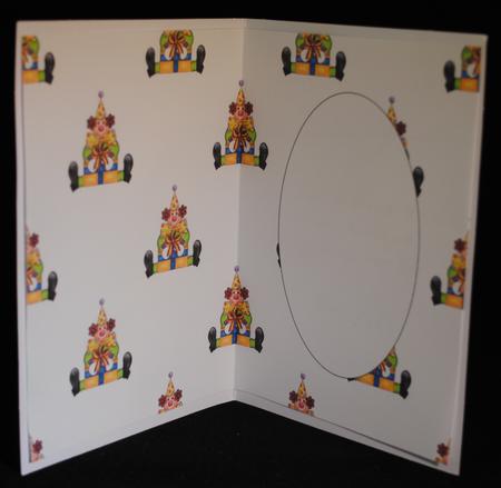 Birthday Clown with Gift Insert by Yvonne Middleton