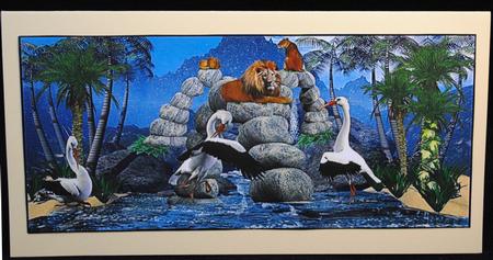 Exotic Birds Dlong with Insert by Yvonne Middleton