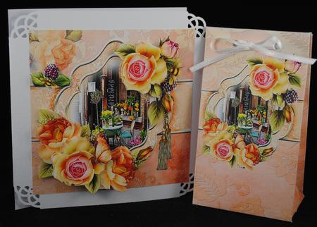 8x8 Rose Cafe Mini Kit by Yvonne Middleton