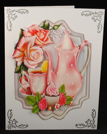 Lovely Teatime Roses in Pink  by Yvonne Middleton