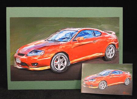 Honda Car Background by Yvonne Middleton