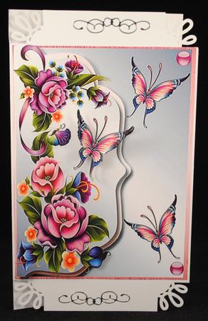 Lovely Envelope Card with Butterflys  by Yvonne Middleton