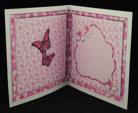 All Occasion Lavendar Frangipani Insert by Yvonne Middleton