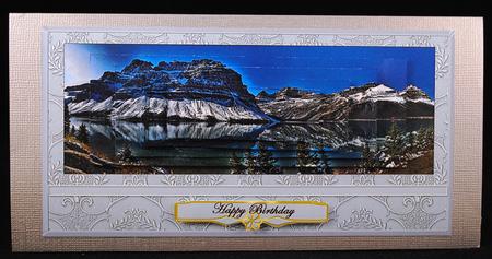 Reflections Mountains by Yvonne Middleton