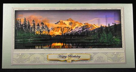 Reflections Mountain at Dusk by Yvonne Middleton