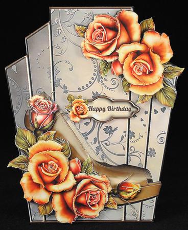 Shoes & Roses Art Deco Card Kit by Yvonne Middleton