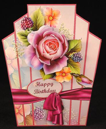 English Rose Art Deco Card Kit by Yvonne Middleton