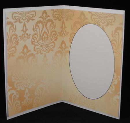 Gold Floral Insert 5 by Yvonne Middleton