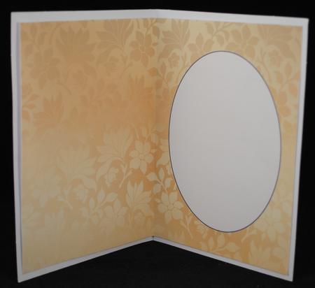 Gold Floral Insert 13 by Yvonne Middleton