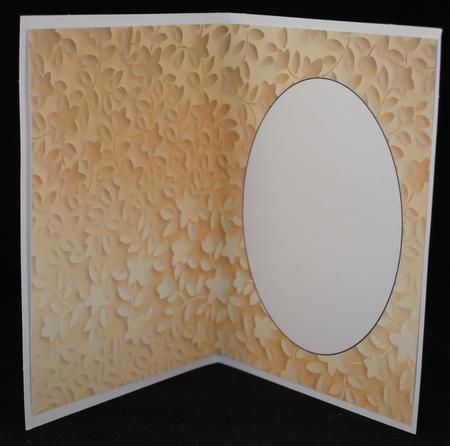 Gold Floral Insert 15 by Yvonne Middleton