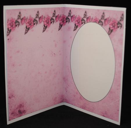 Rose Floral Border Insert 2 by Yvonne Middleton